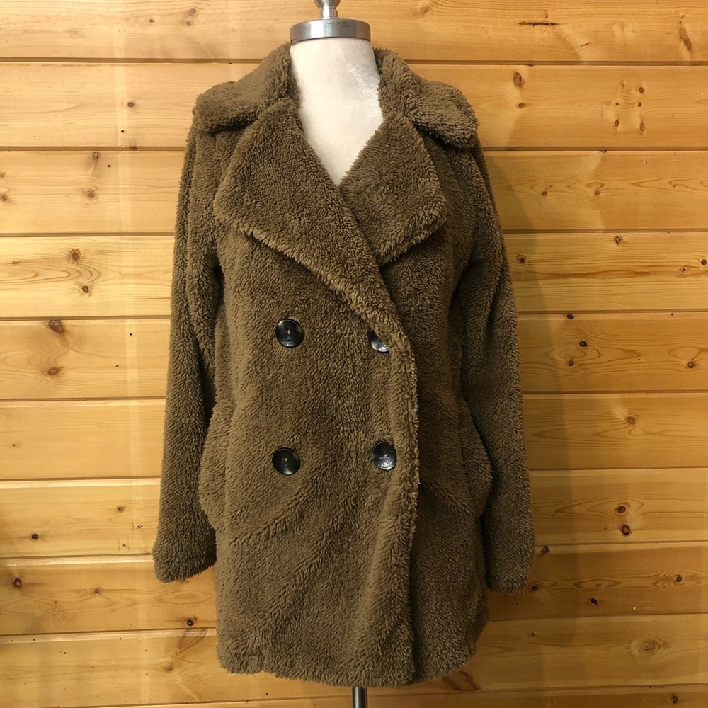BROWN TEDDY BEAR COAT